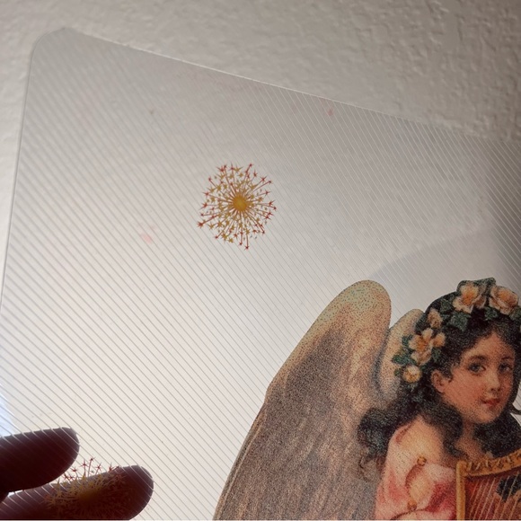 Vintage Angel Cherub Placemat, Victorian Romance, Crafting Project, Lantern Li - Picture 6 of 7